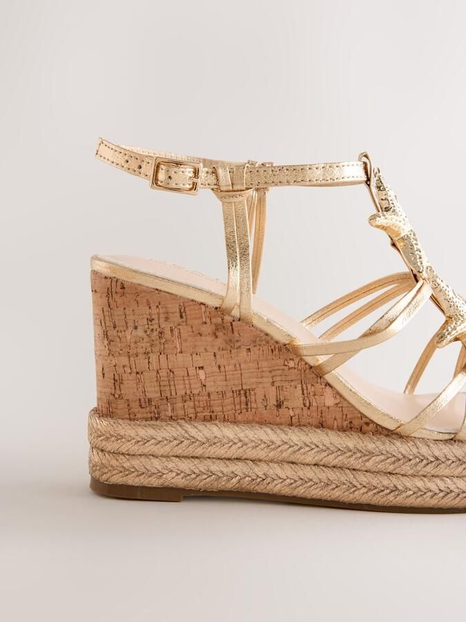 Next Sandalen met riem 'Forever Comfort' goud - Foto 3
