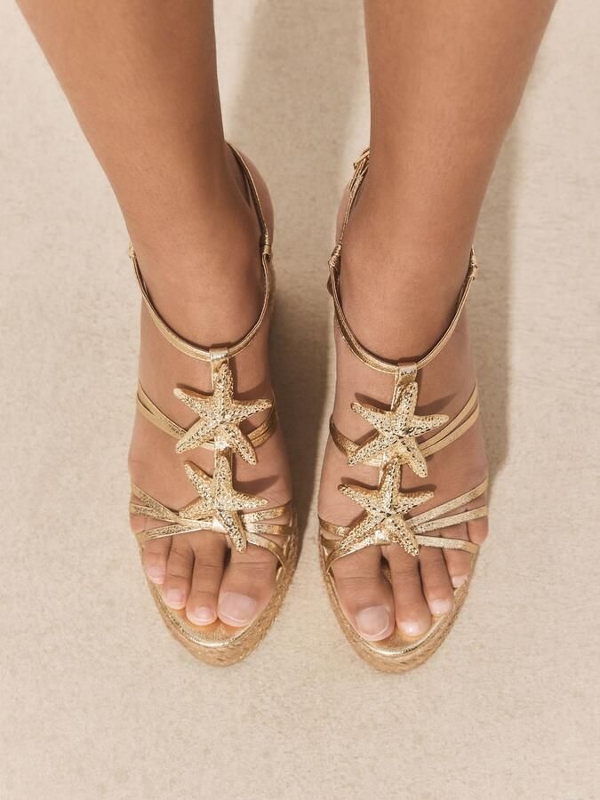 Next Sandalen met riem 'Forever Comfort' goud - Foto 5