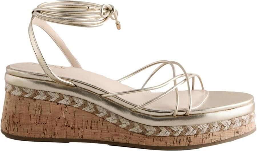 Next Sandalen met riem 'Forever Comfort' goud - Foto 6