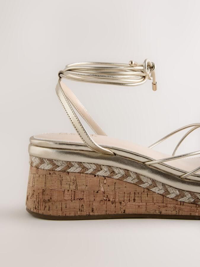 Next Sandalen met riem 'Forever Comfort' goud - Foto 2
