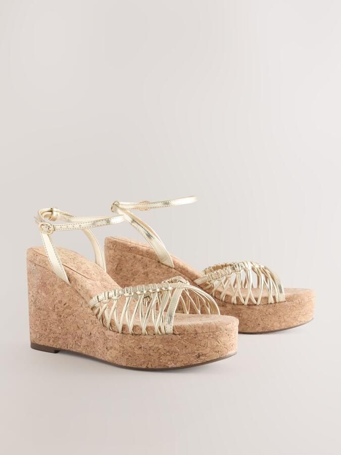 Next Sandalen met riem 'Forever Comfort' goud - Foto 2
