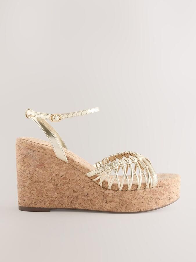 Next Sandalen met riem 'Forever Comfort' goud - Foto 3