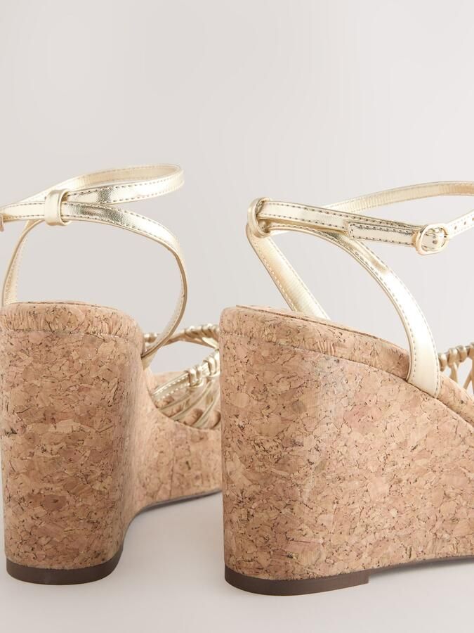 Next Sandalen met riem 'Forever Comfort' goud - Foto 4