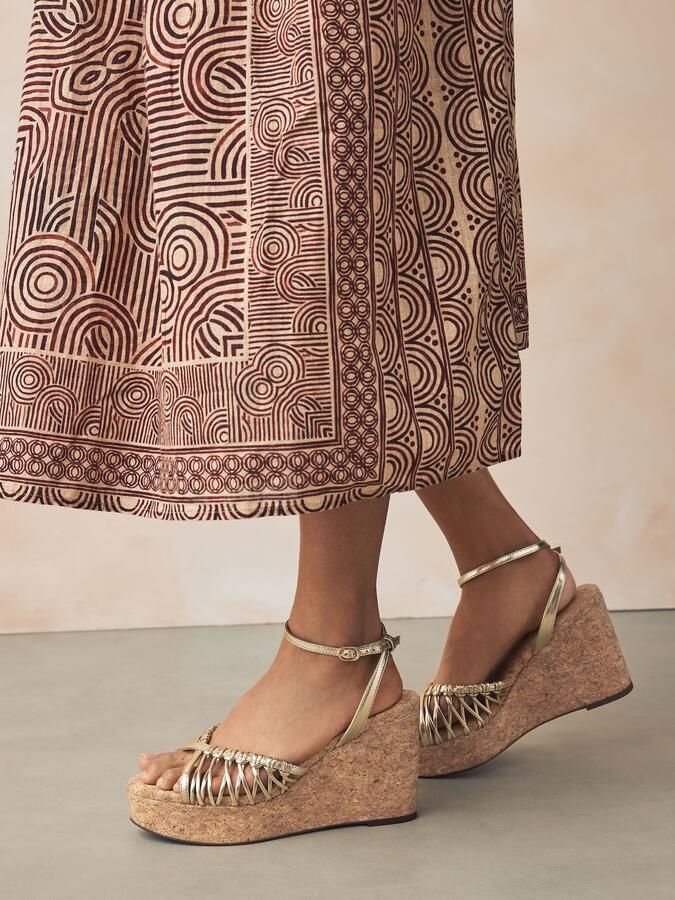 Next Sandalen met riem 'Forever Comfort' goud - Foto 6