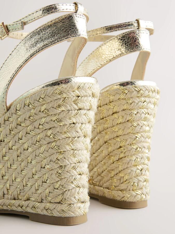 Next Sandalen met riem 'Forever Comfort' goud - Foto 3