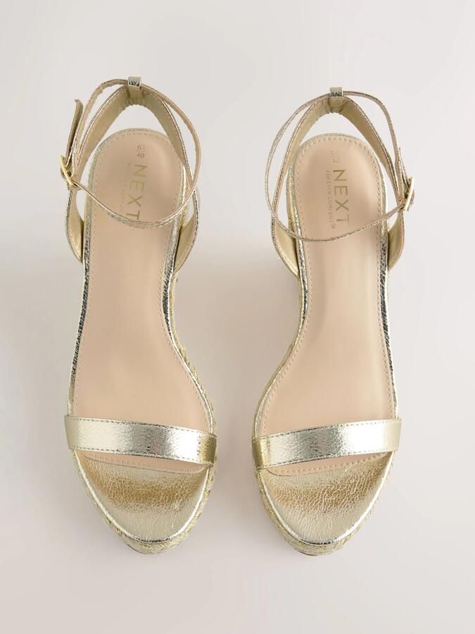 Next Sandalen met riem 'Forever Comfort' goud - Foto 4