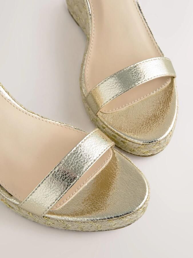 Next Sandalen met riem 'Forever Comfort' goud - Foto 5