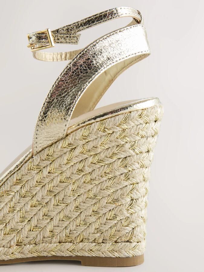Next Sandalen met riem 'Forever Comfort' goud - Foto 6