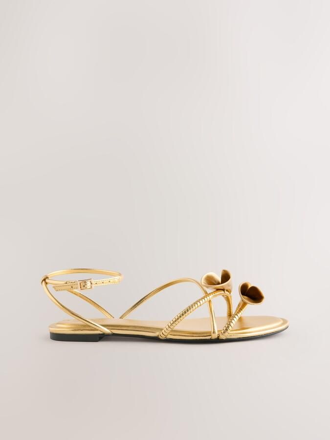 Next Sandalen met riem 'Forever Comfort' goud - Foto 4