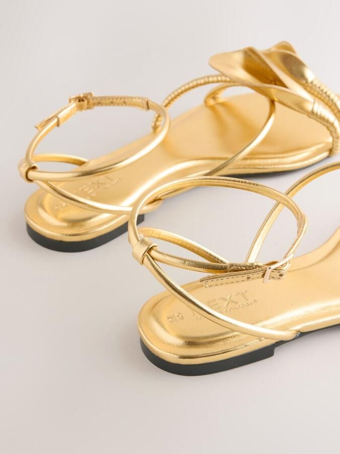 Next Sandalen met riem 'Forever Comfort' goud - Foto 5