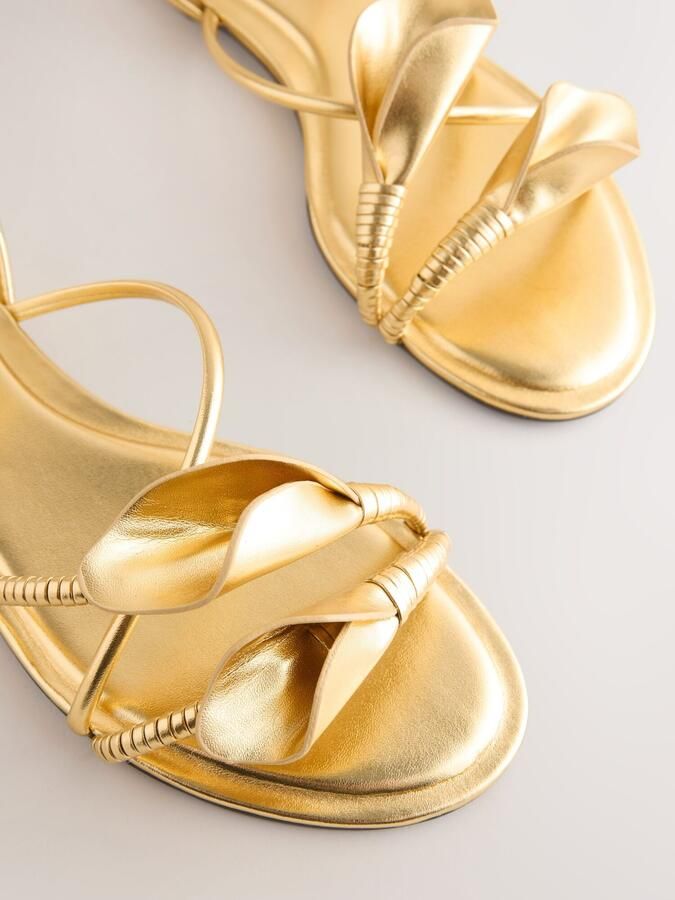 Next Sandalen met riem 'Forever Comfort' goud - Foto 6