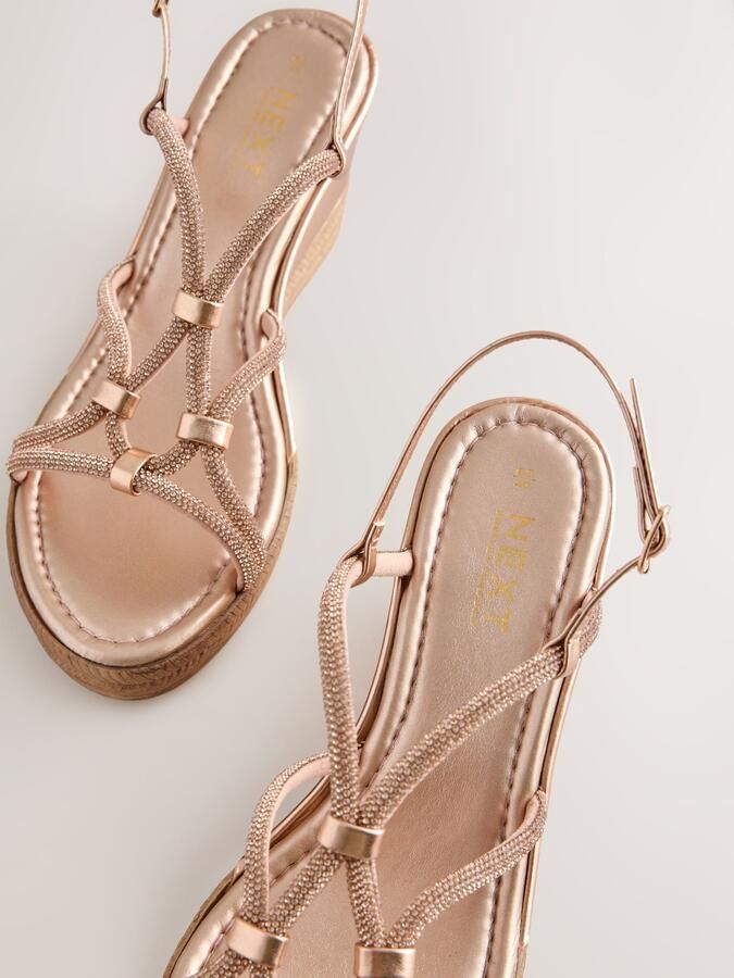 Next Sandalen met riem 'Forever Comfort' rose-goud - Foto 3