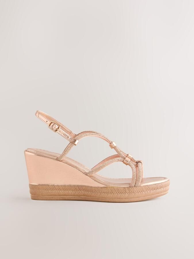 Next Sandalen met riem 'Forever Comfort' rose-goud - Foto 6
