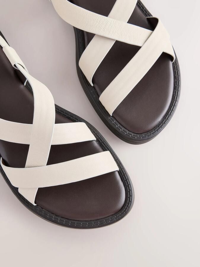 Next Sandalen met riem 'Forever Comfort' wit - Foto 3