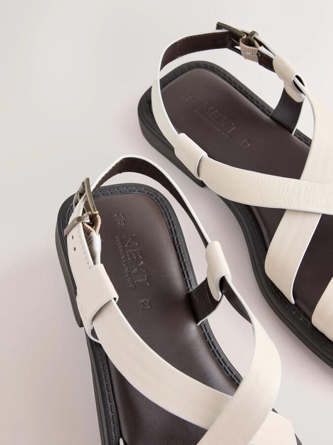 Next Sandalen met riem 'Forever Comfort' wit - Foto 4