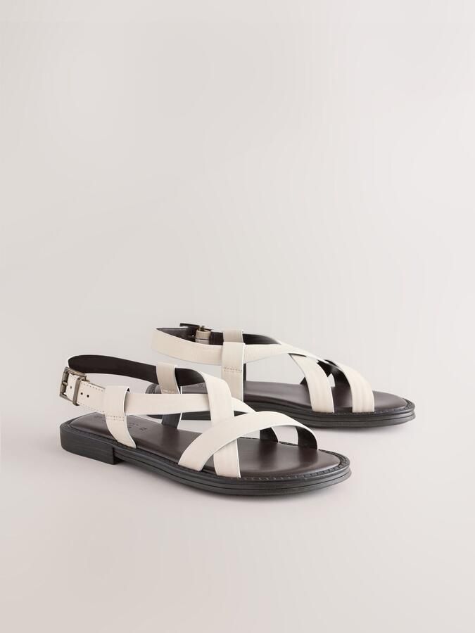 Next Sandalen met riem 'Forever Comfort' wit - Foto 5