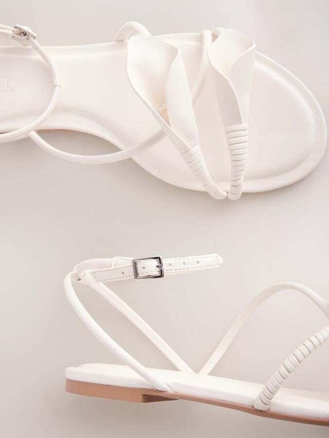 Next Sandalen met riem 'Forever Comfort' wit - Foto 4