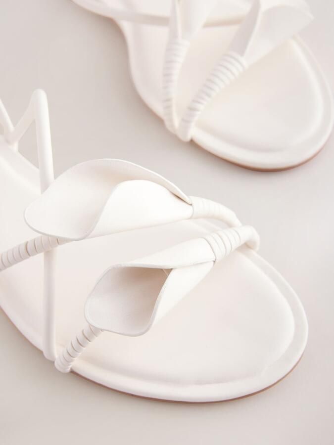Next Sandalen met riem 'Forever Comfort' wit - Foto 6
