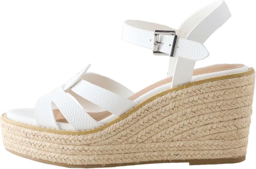 Next Sandalen met riem 'Forever Comfort' wit