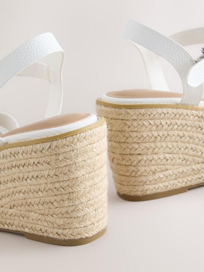 Next Sandalen met riem 'Forever Comfort' wit - Foto 2