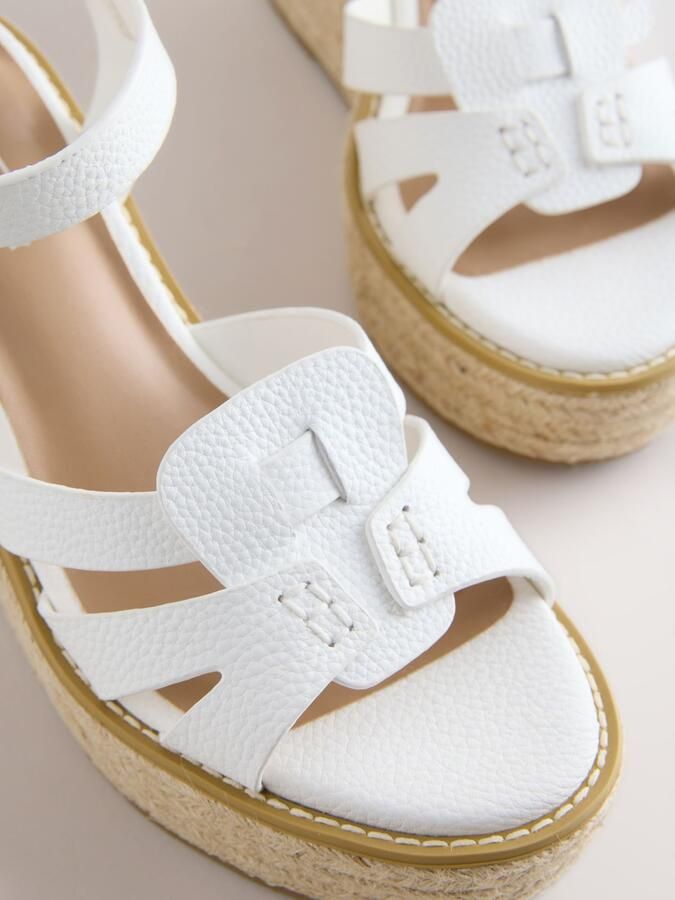 Next Sandalen met riem 'Forever Comfort' wit - Foto 3