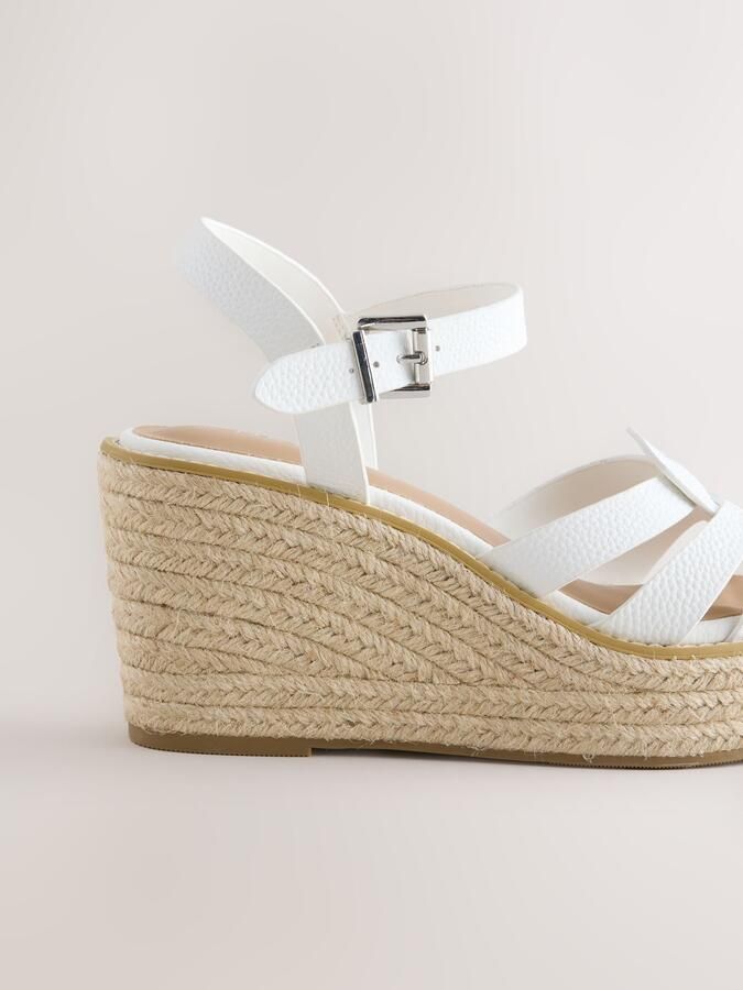 Next Sandalen met riem 'Forever Comfort' wit - Foto 6