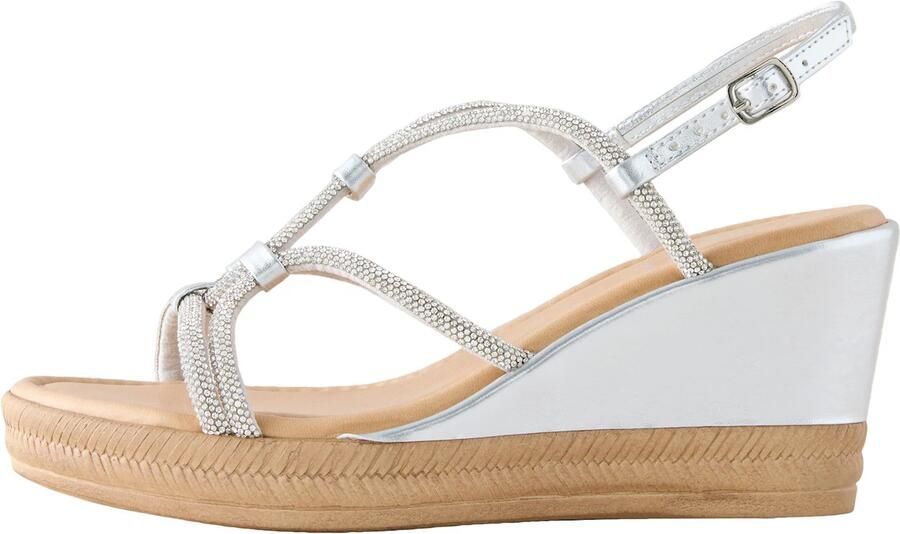 Next Sandalen met riem 'Forever Comfort' zilver