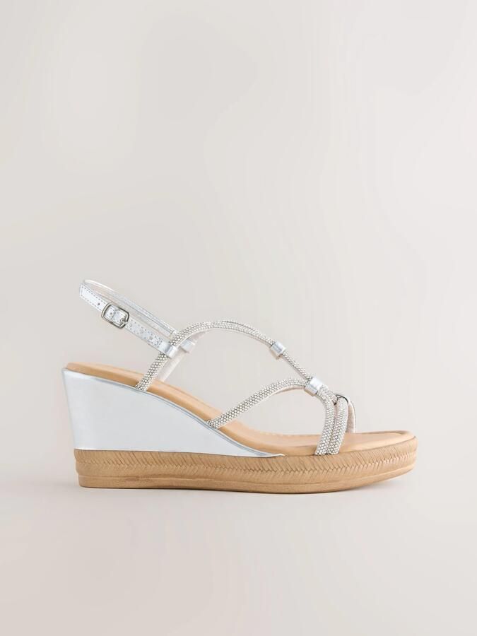Next Sandalen met riem 'Forever Comfort' zilver - Foto 2