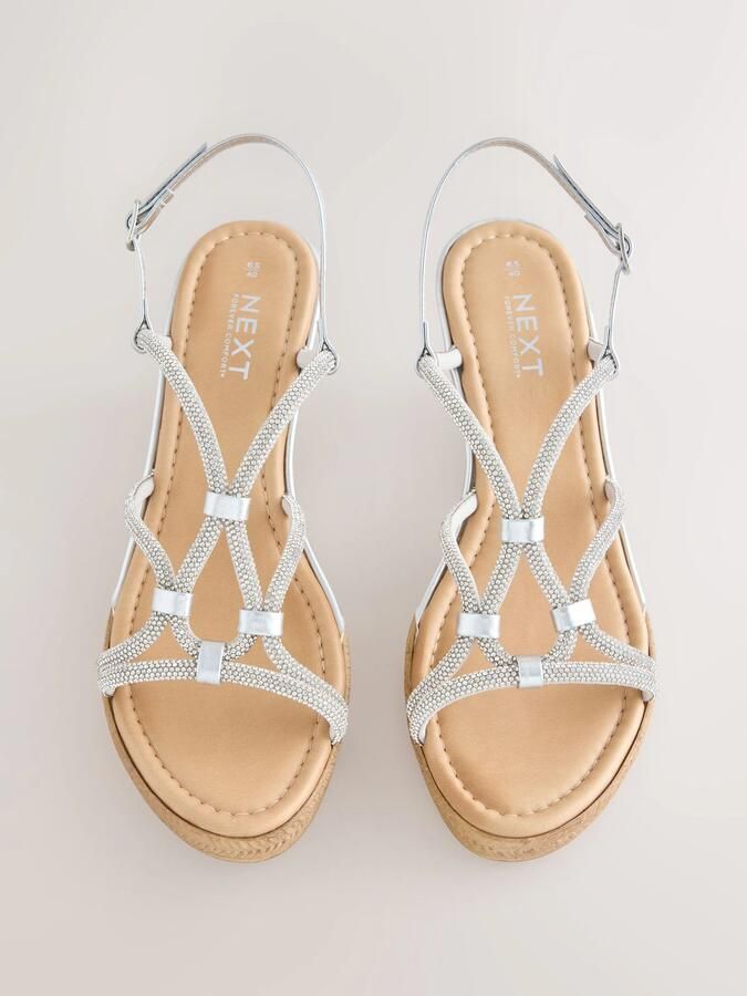 Next Sandalen met riem 'Forever Comfort' zilver - Foto 3
