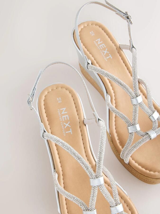 Next Sandalen met riem 'Forever Comfort' zilver - Foto 6