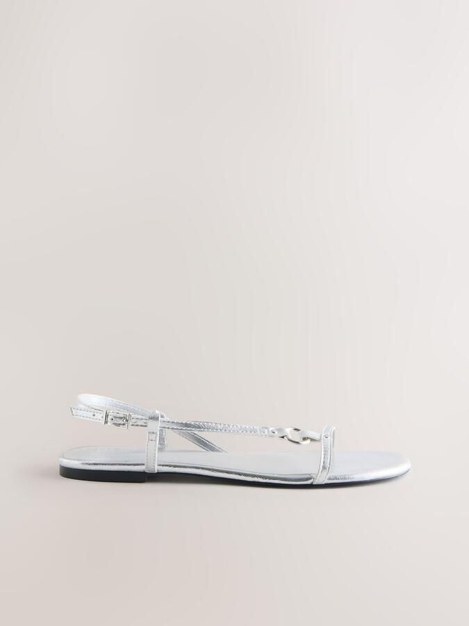 Next Sandalen met riem 'Forever Comfort' zilver - Foto 5
