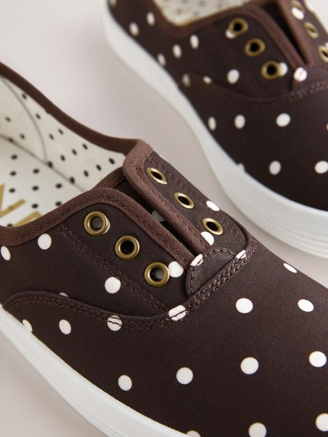 Next Sneakers laag 'Forever Comfort' chocoladebruin wit - Foto 3