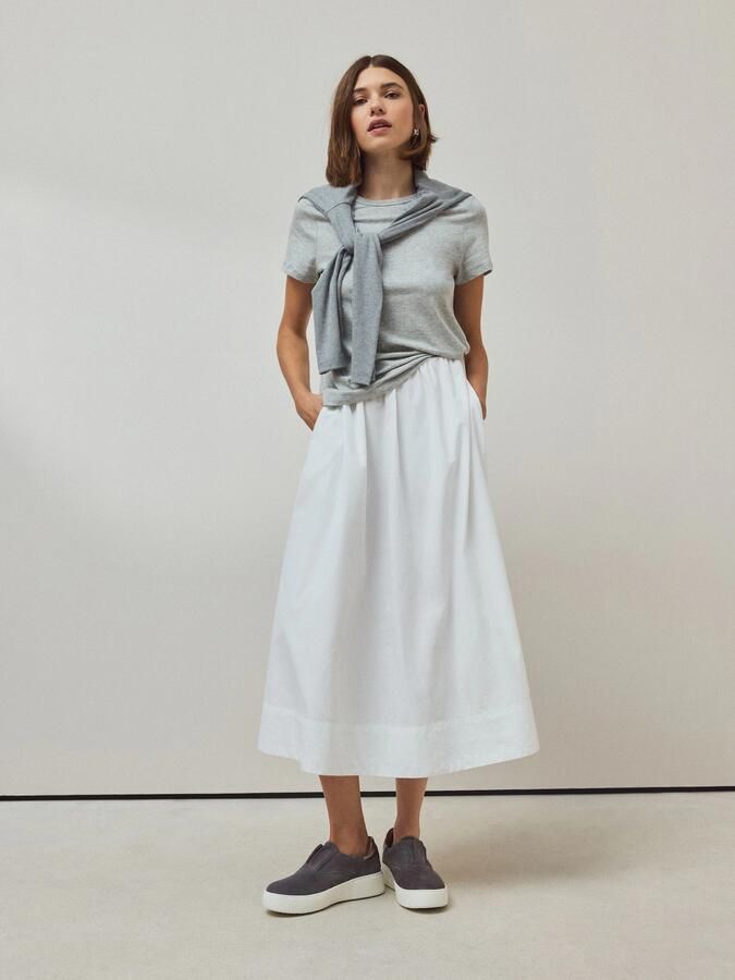 Next Dames Forever Comfort smalle sneakers met sleehak Grijs - Foto 3