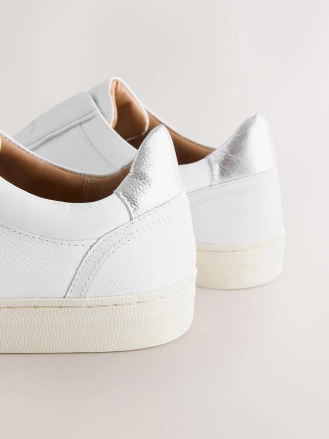 Next Dames Forever Comfort leren instapsneakers Wit - Foto 6