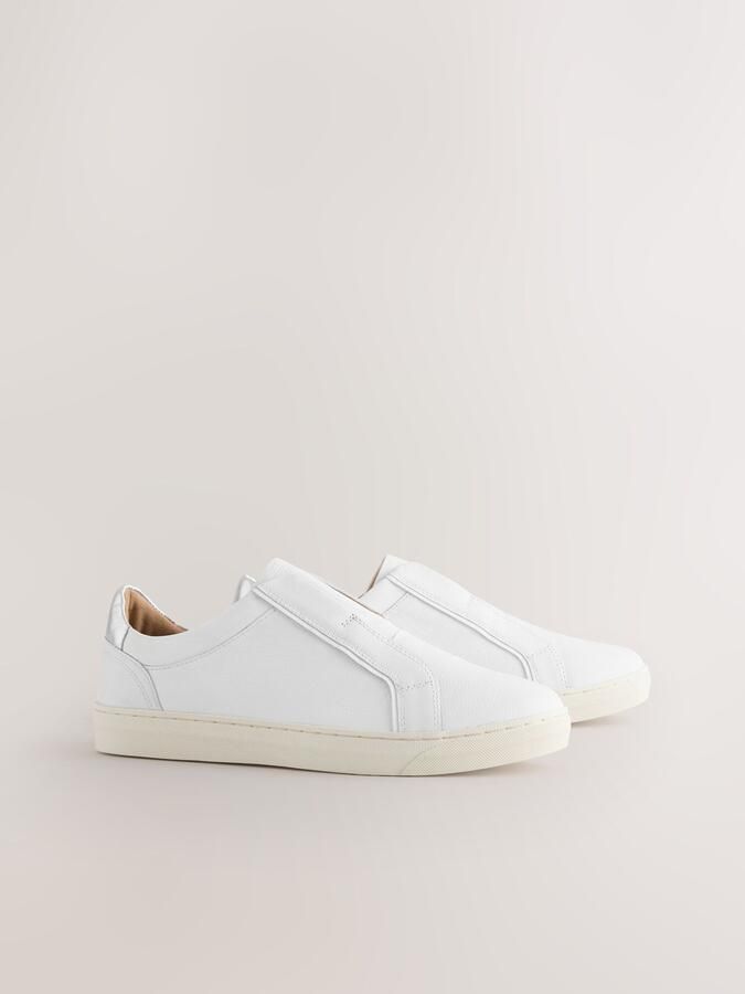 Next Dames Forever Comfort leren instapsneakers Wit - Foto 3