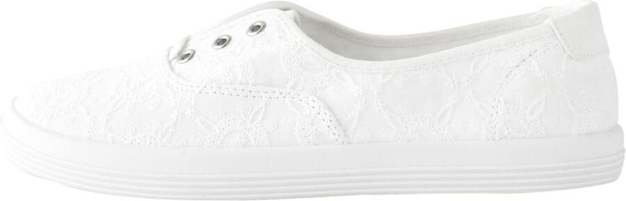 Next Dames Canvas instapsneakers zonder veters Wit - Foto 3