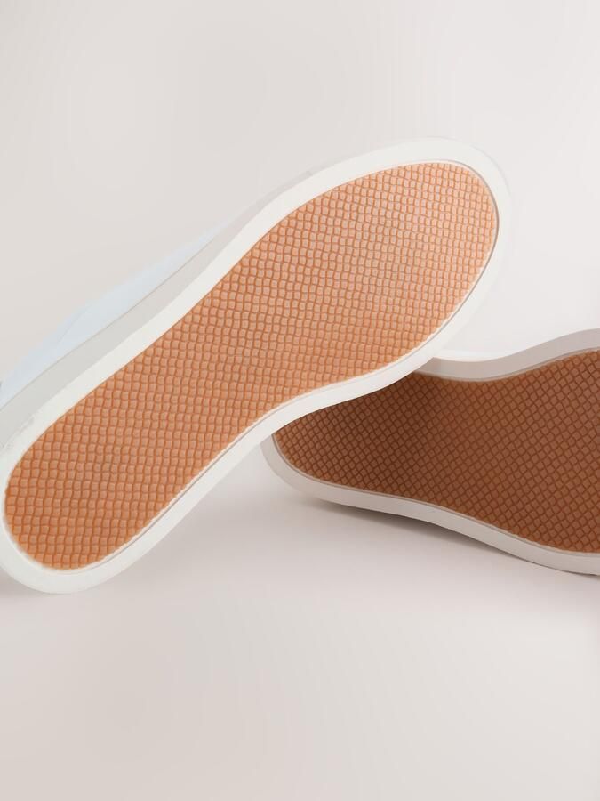 Next Heren Smart-casual sneakers met brede pasvorm Wit - Foto 2