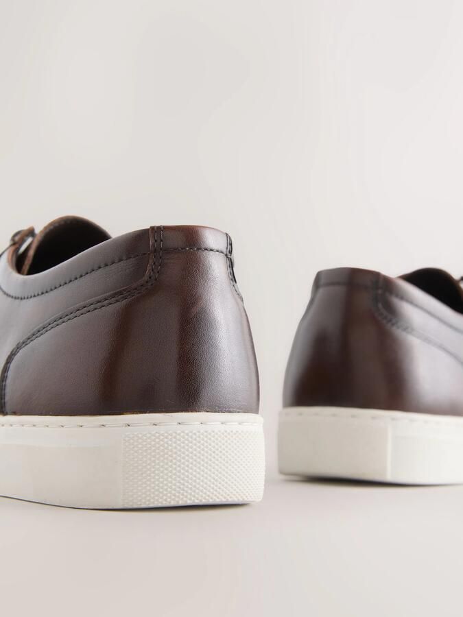 Next Heren Smarft casual Derby-schoenen Bruin - Foto 5
