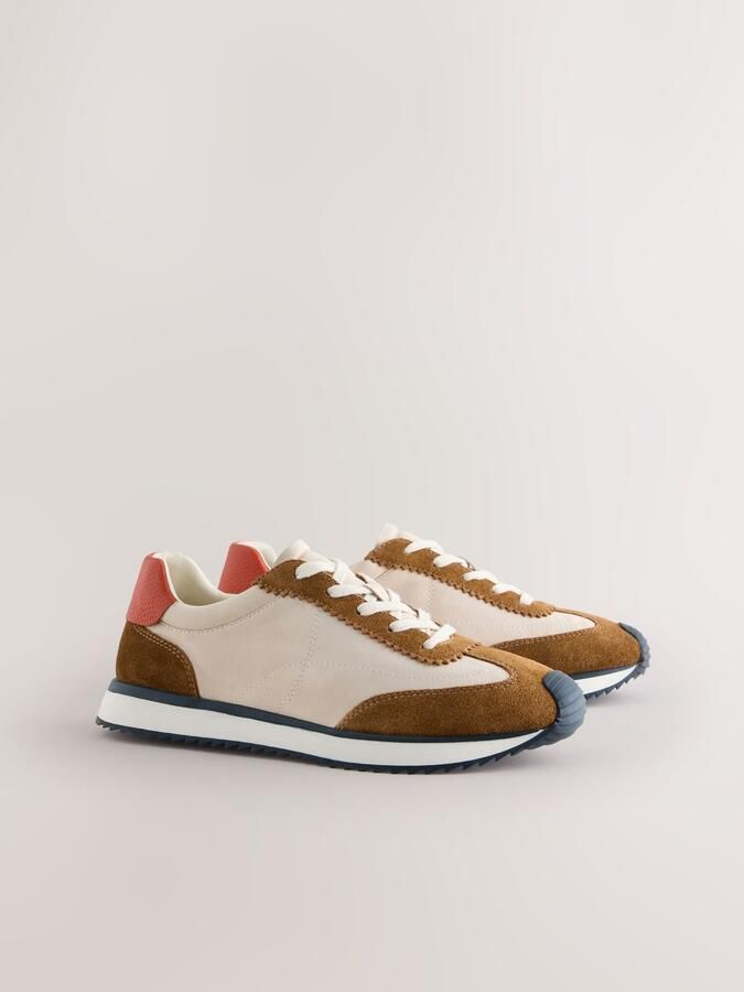 Next Sneakers laag 'Forever Comfort' beige bruin koraal - Foto 6