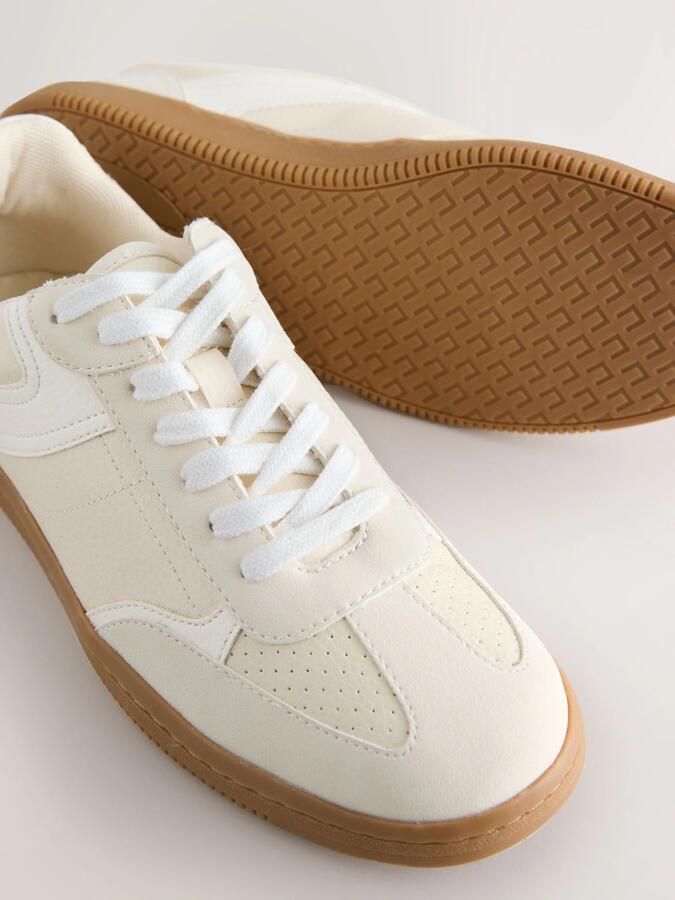Next Dames Forever Comfort vetersneakers Crème - Foto 3