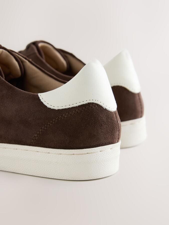 Next Sneakers laag 'Forever Comfort' chocoladebruin wit - Foto 6