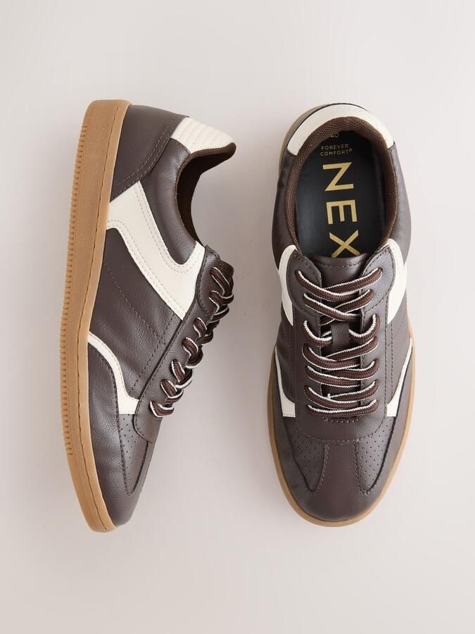 Next Sneakers laag 'Forever Comfort' chocoladebruin wit - Foto 5