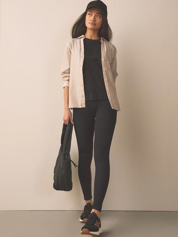 Next Dames Forever Comfort hardloopsneakers met veters en inzetstuk Zwart - Foto 3