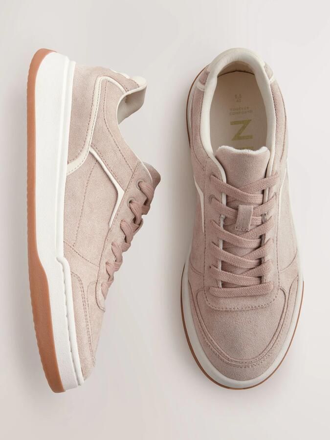 Next Dames Forever Comfort retro vetersneakers met inzetstukken Roze - Foto 6