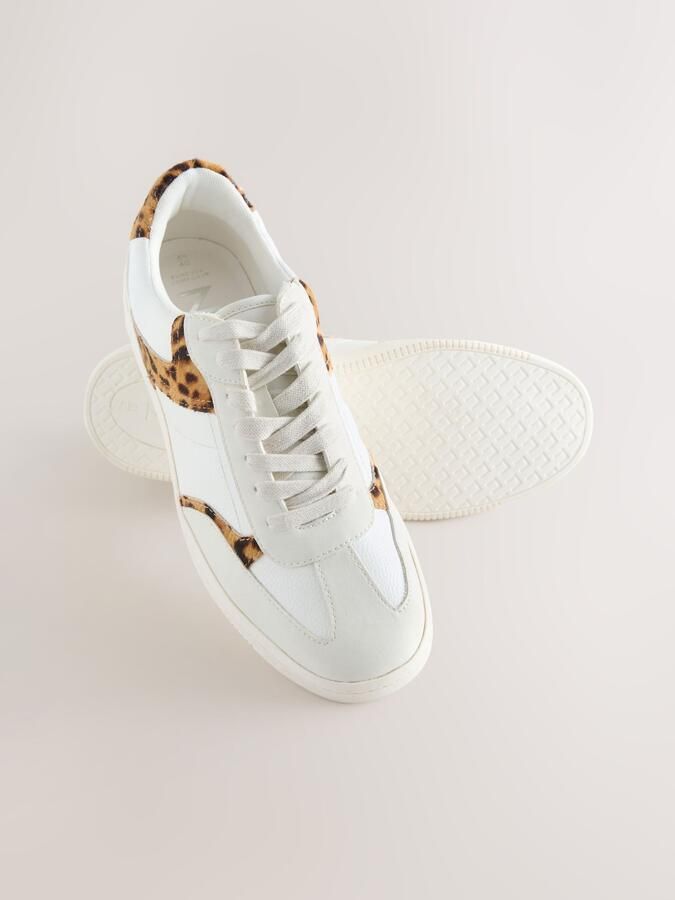 Next Sneakers laag 'Forever Comfort' mokka donkerbruin wit - Foto 3