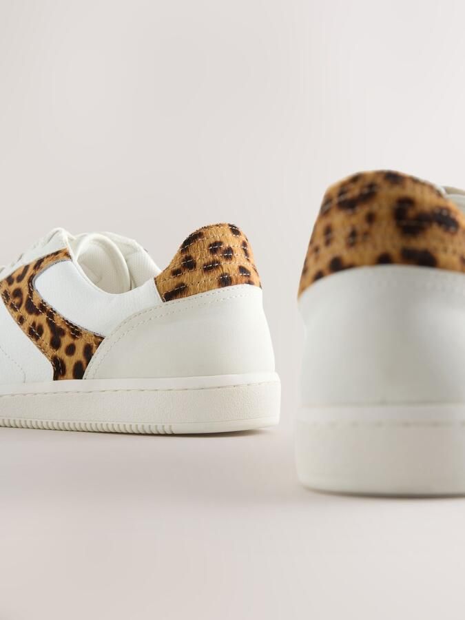 Next Sneakers laag 'Forever Comfort' mokka donkerbruin wit - Foto 4