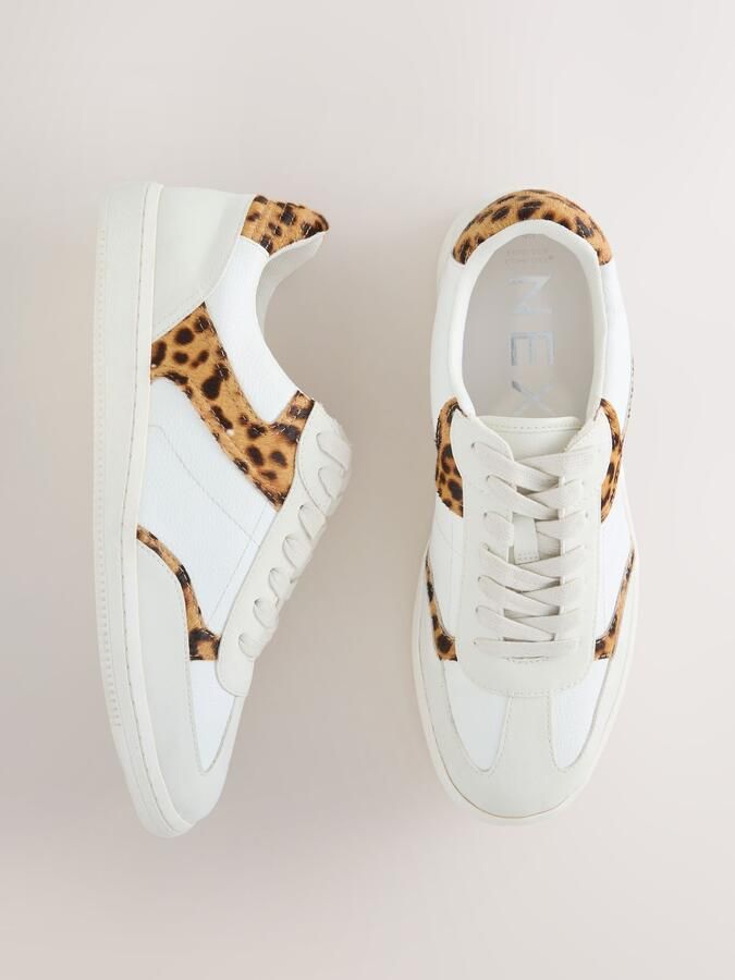 Next Sneakers laag 'Forever Comfort' mokka donkerbruin wit - Foto 5