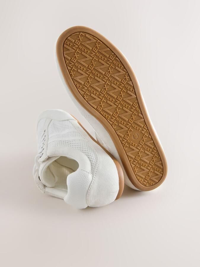 Next Dames Forever Comfort smalle vetersneakers met mesh Wit - Foto 5