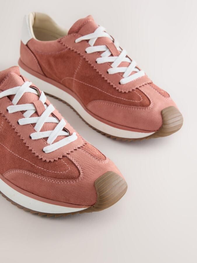 Next Dames Forever Comfort suède sneakers Roze - Foto 3