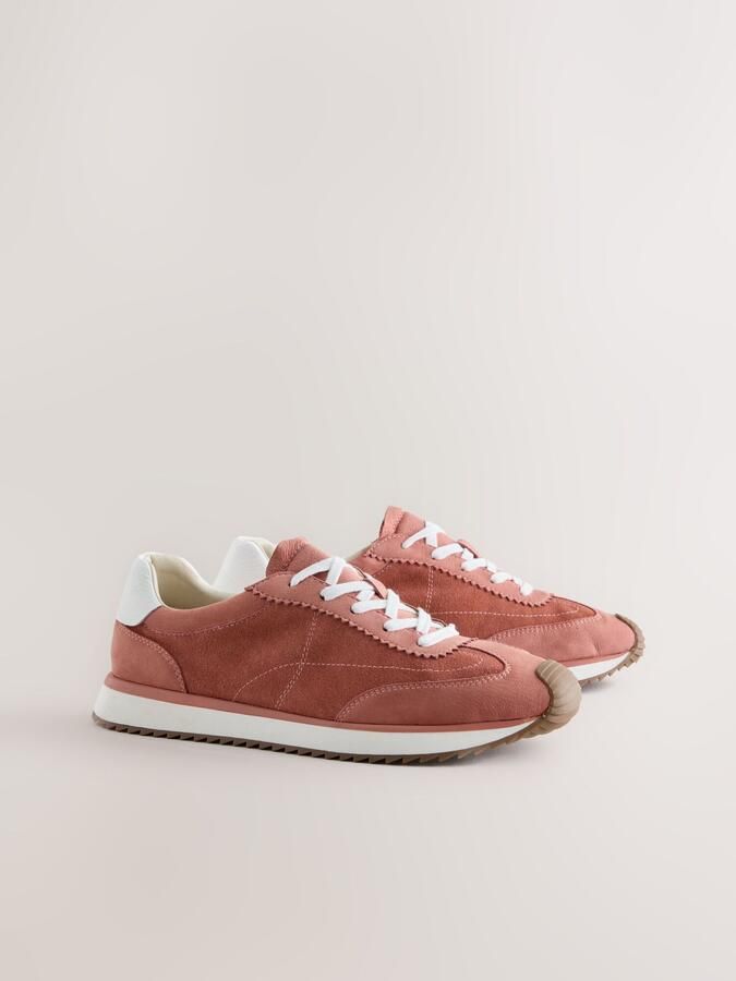 Next Dames Forever Comfort suède sneakers Roze - Foto 5